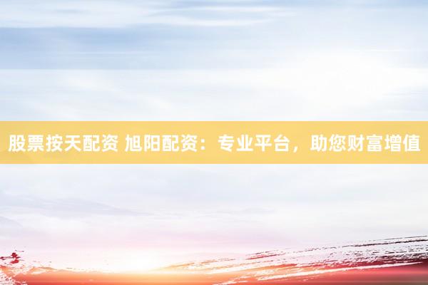 股票按天配资 旭阳配资：专业平台，助您财富增值