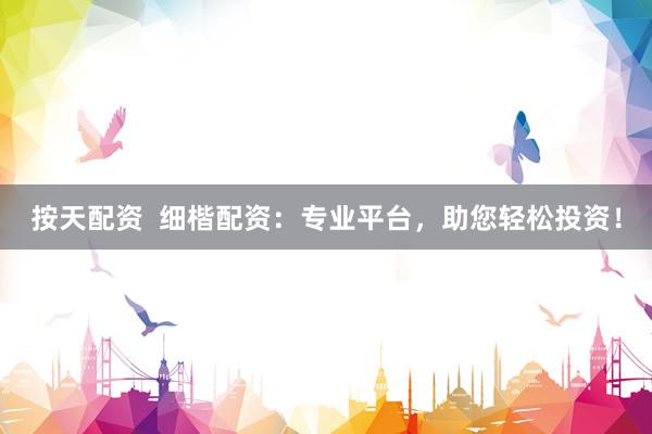 按天配资  细楷配资：专业平台，助您轻松投资！