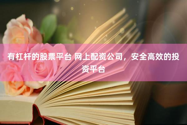 有杠杆的股票平台 网上配资公司，安全高效的投资平台