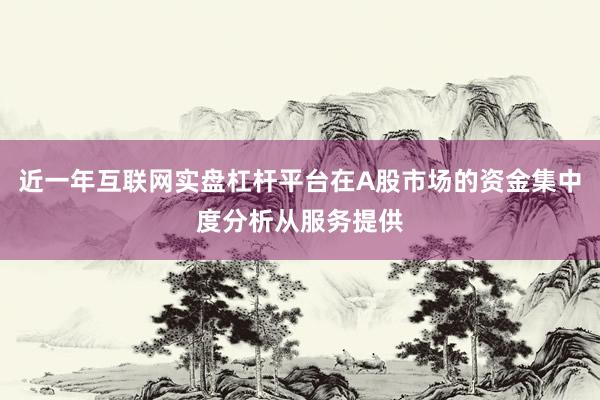 近一年互联网实盘杠杆平台在A股市场的资金集中度分析从服务提供