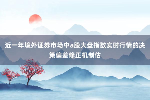 近一年境外证券市场中a股大盘指数实时行情的决策偏差修正机制估