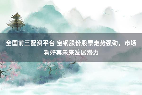 全国前三配资平台 宝钢股份股票走势强劲，市场看好其未来发展潜力