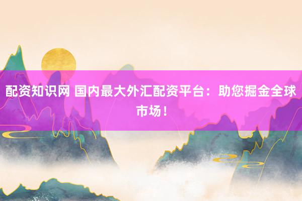 配资知识网 国内最大外汇配资平台：助您掘金全球市场！